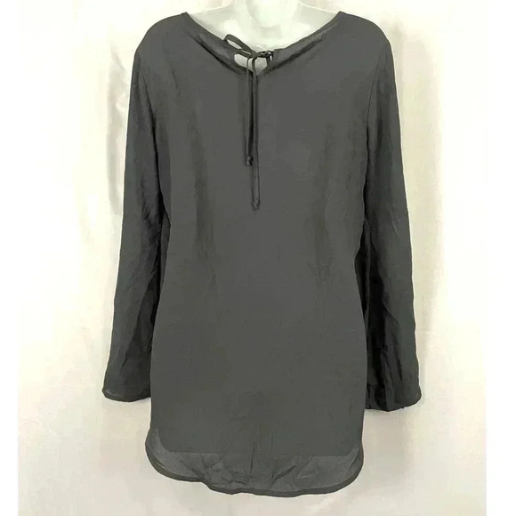 Faded Glory Velvet Bell Sleeve Top SMALL Pullover Blouse - Picture 2 of 10